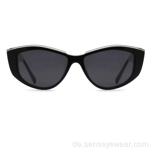 Mode Frauen UV400 -Schrägacetat polarisierte Sonnenbrille
